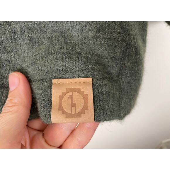 PAKA The Hoodie hooded crew neck long sleeve eucalyptus green sweater unisex XS - Picture 3 of 12